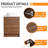 Broschard 23.64 " W Freestanding Standard 1 Single Vanity Bathroom Vanity With Ceramic Top