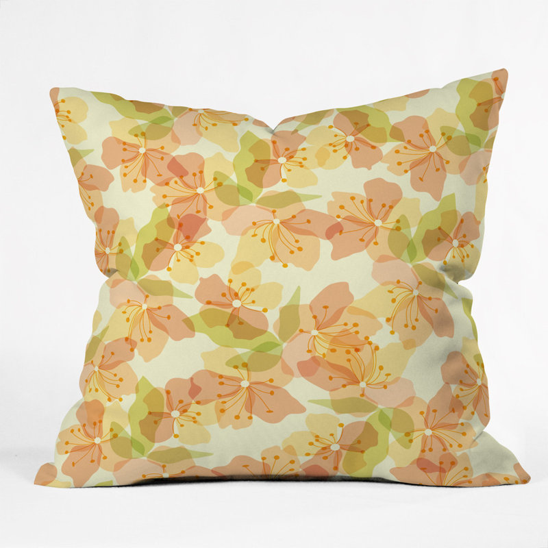 Polyester Throw Pillow, 16" x 16"