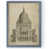 Toile avec cadre gris