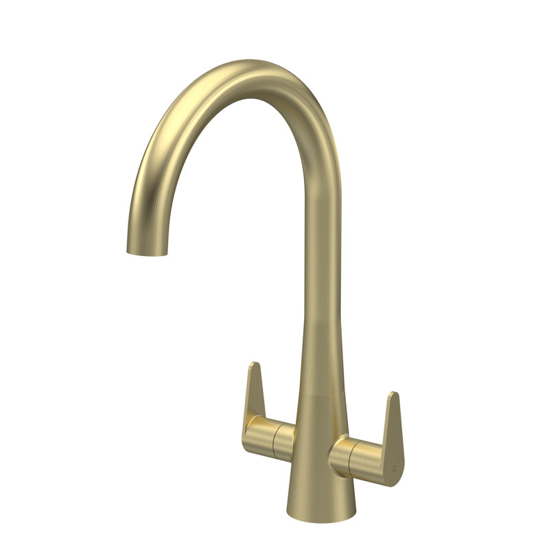 Nuie Kitchen Tap, Brushed Brass