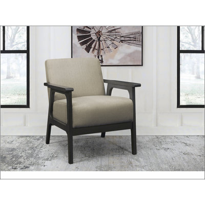 Fauteuil Tadcaster brun clair à 4 pieds