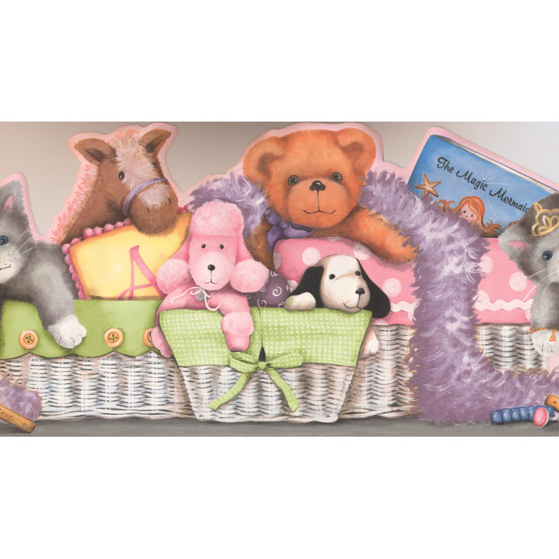 Très grande bordure murale en peluche