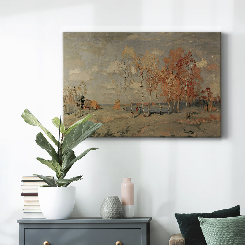 Paysage rétro - DCXVII, H 33 po x l 49 po