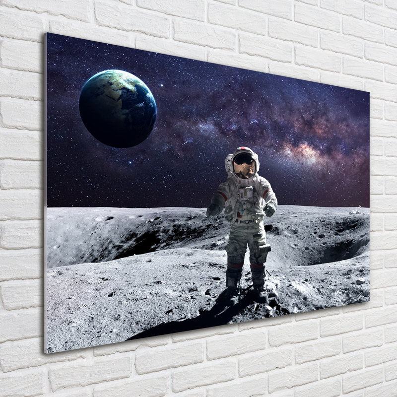 Astronaut - No Frame Print on Glass