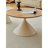 ROUND COFFEE TABLE WHITE+WOOD