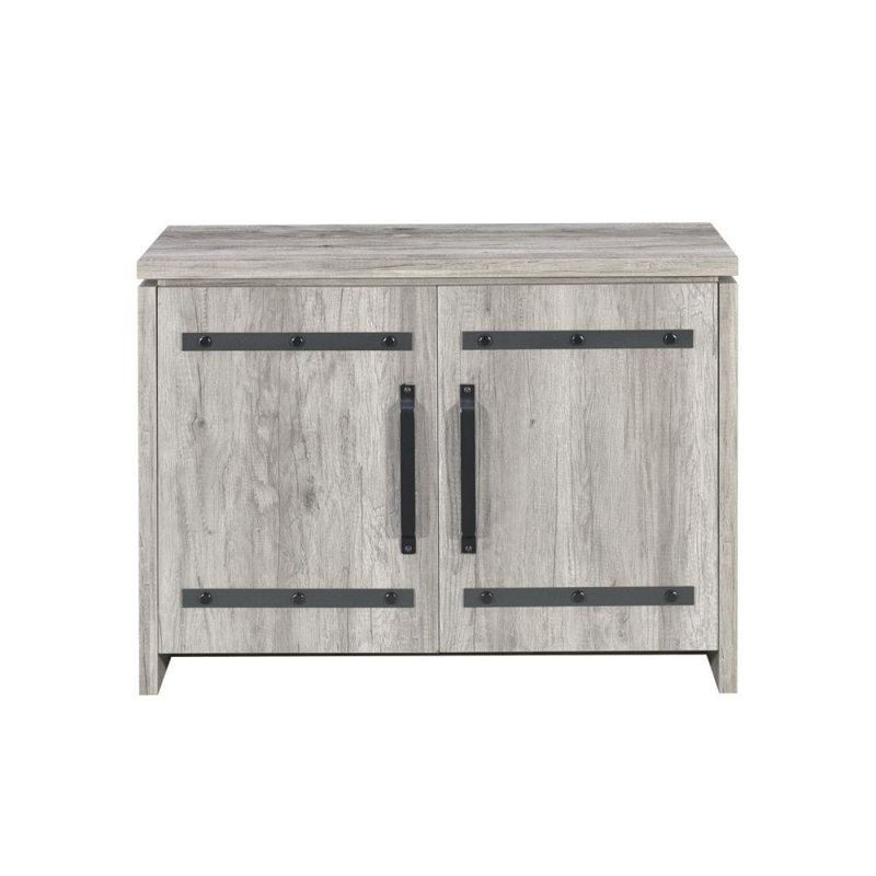Armoire de rangement moderne à 2 portes Driftwood
