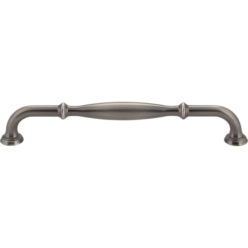 Tiffany Bar Pull, Brushed Pewter, 3 3/4"