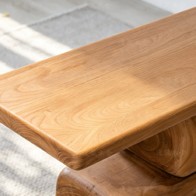 Comptoir d'entrée de style zen, Natural Wood, Bois naturel, Natural Wood