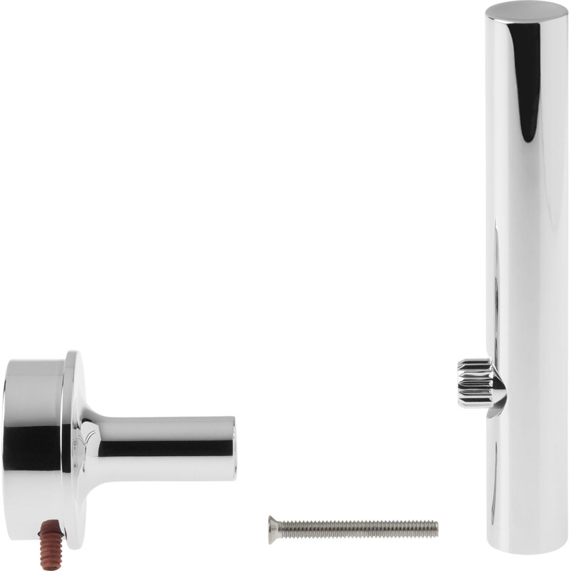 Lever Handle Base Kit, Polished Chrome