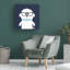 «Bow Wow Bichon Frise» par Todd Art, impression sur toile tendue-794272756