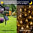 Theldon 30 - Bulb 252'' Solar Powered Curtain String Light