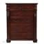Commode 6 tiroirs Lyndon G09400-CH, cerise