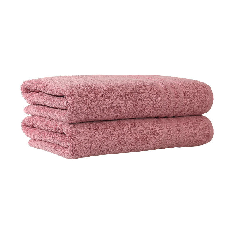Denzi Midweight Bath Towel, Tea Rose