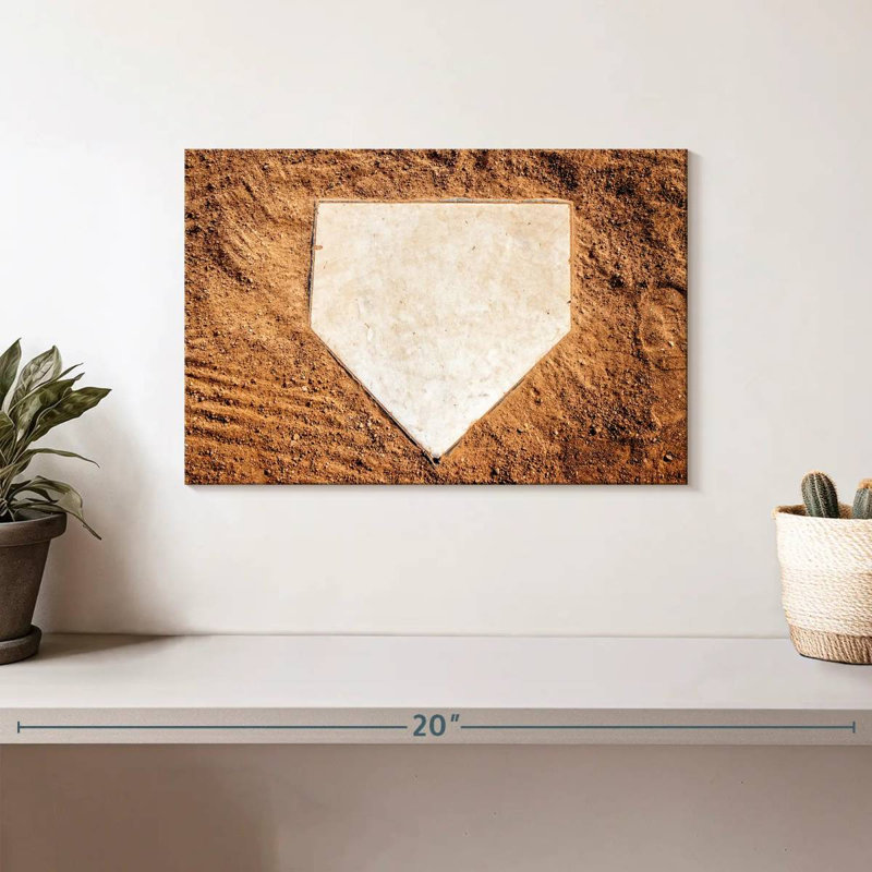 Base d'un terrain de baseball Sireci, H 8 po x l 12 po