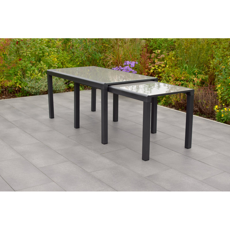 Minoris 8 - Person Patio Dining Set with Extendable Rectangular Table