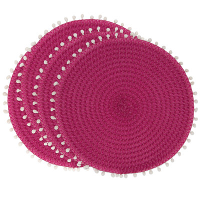 Harding Brielle Pom Pom 15" Placemat