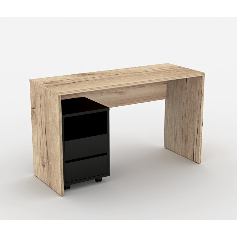 Sheree Writing Desk, Brown/Black
