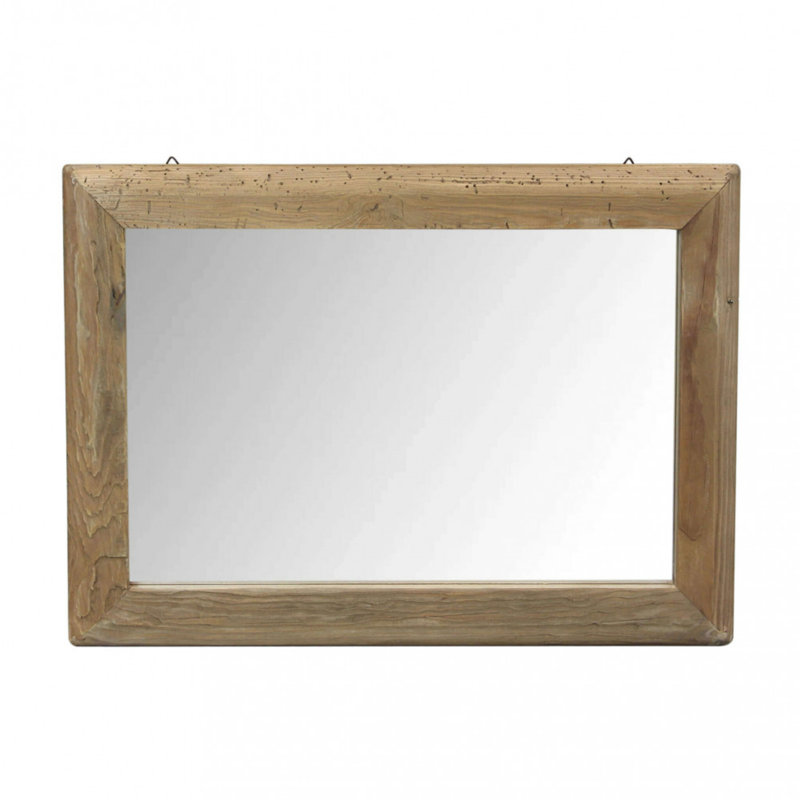 Villasenor Wood Wall Mirror