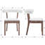 Chaises de cuisine rembourrées en lin de style moderne Mid-Century-123521022