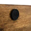 Table basse avec motif de texture de bois attrayant - 38,41 x 24,01 x 11,89 pouces, superbe pour un intérieur élégant