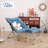 Saucer Chair with Ottoman, Soft Faux Fur Oversized Folding Accent Chair-92360809