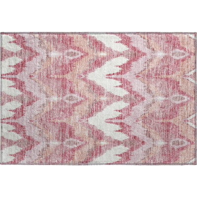 Premium Machine Washable Prisco Blush Rug