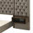 Upholstered Wall Panel Bed Light Brown-1705801877