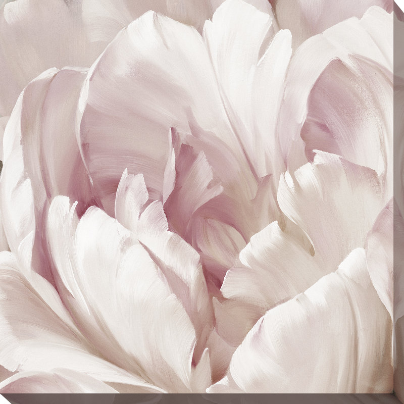 «Intime Blush I», reproduction d'art sur toile tendue, H 28 po x l 28 po