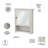 Keyunta Double Bathroom Vanity with Ceramic Top-118812067