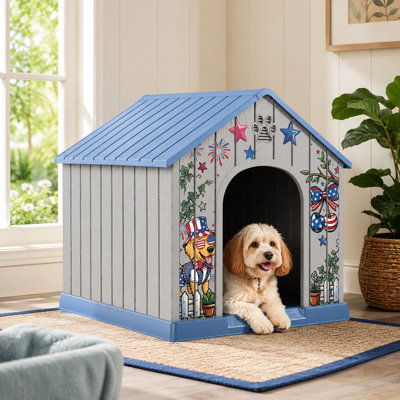 Niche pour chien en résine