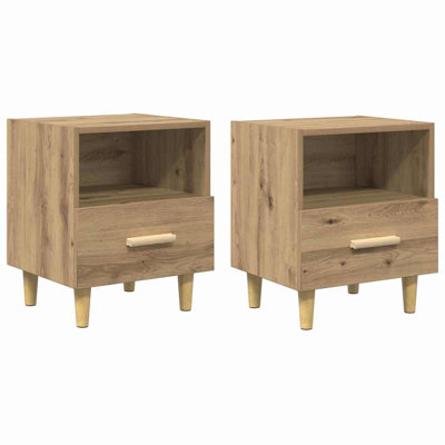 40cm W Manufactured Wood Bedside Table