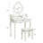 Dressing Table with Mirror-600727445