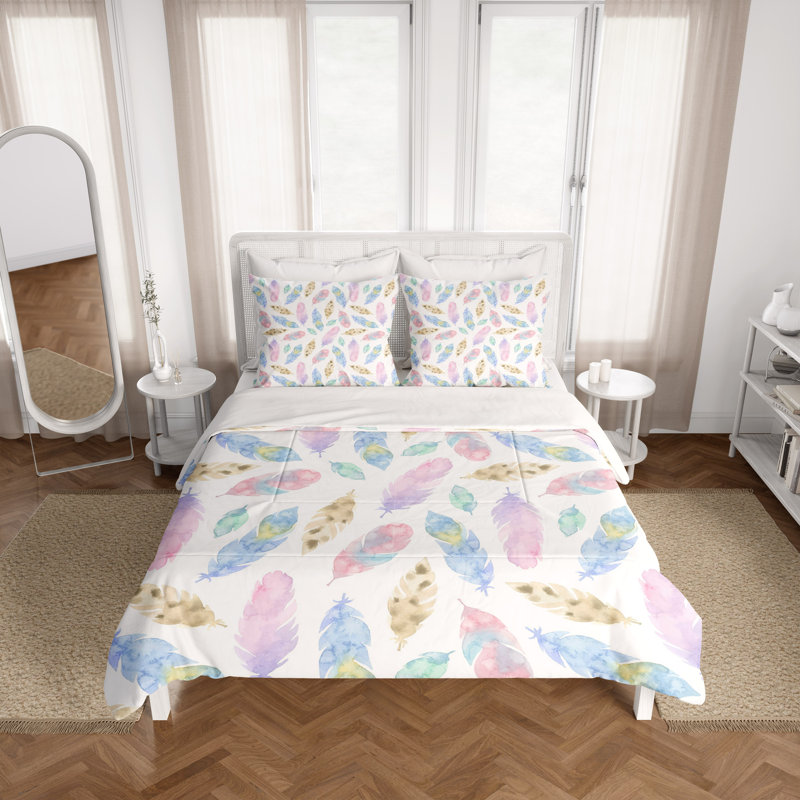 Abstract Duvet Cover, King Duvet Cover + 2 King Shams