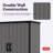 Keter Premier Tall 4.6x5.6 ft. Vertical Resin Outdoor Storage Shed for Patio Furniture and Tools