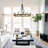 Marconi 12-Light Dimmable Wagon Wheel Chandelier -1213244985