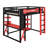 Loft Bed with Integrated Desk, Shelves, Power Outlet & RGB Lighting-284702727
