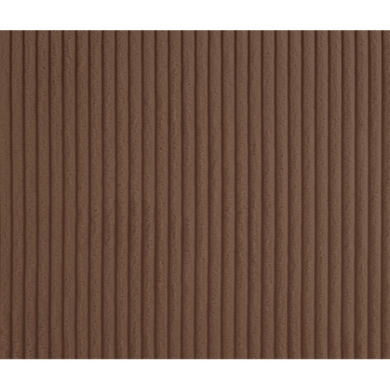 Banc en tissu Willow, Tissu velours côtelé en microsuède de selle