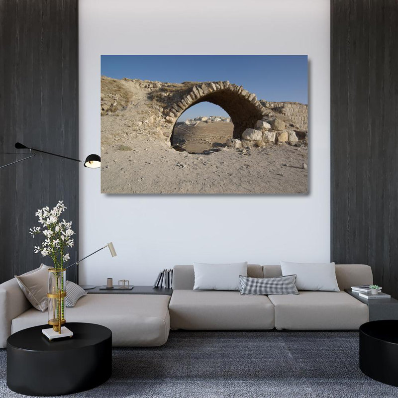Le château d'Al Karak, Jordanie, H 32 po x l 48 po