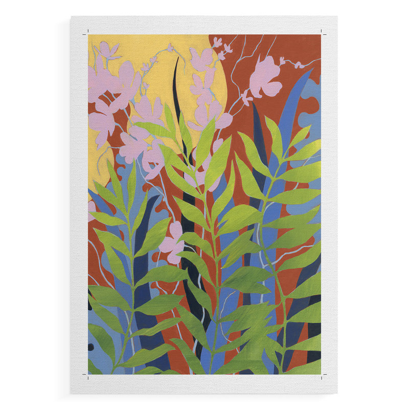 Bold Bright & Wild II - Impression sur toile seulement - NON-CADRE, H 18 po x l 12 po