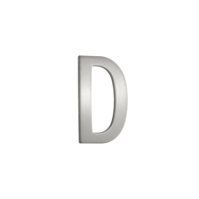 2 po Numéro de maison Beslagsboden, Acier inoxydable noir, D