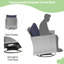 Ensemble de conversation d'extérieur en osier pour 5 personnes avec coussins et chaises berçantes Arunasalam-268787850-268787895