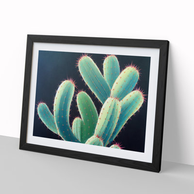 Contemporary Cactus - Single Picture Frame Print