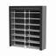 24 Pair Double-row Shoe Cabinet with Roll-Up Door
