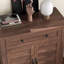 Buffet moderne avec tablettes réglables et tiroir, armoire de rangement pour la salle à manger de la salle de bain