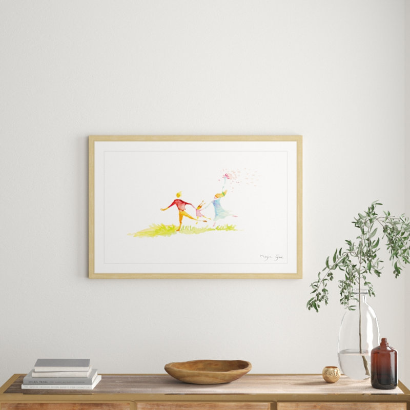 Maya Gur - Single Picture Frame Painting, 61cm H x 91cm W x 3.81cm D