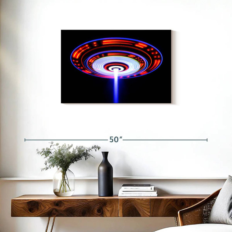 Kelan UFO Lights, 26" H x 39" W