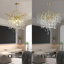 10 - Light Dimmable Round Tree Branches Chandeliers With Crystal Accents-2032833876