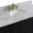 Taha 49'' Single Bathroom Vanity with Carrara Marble Top-141004346