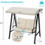 2 Person Porch Swing with Canopy-176511671
