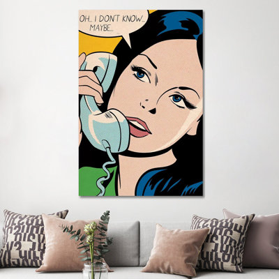 Oh I Dont Know by Joseph McDermott - Print on Canvas